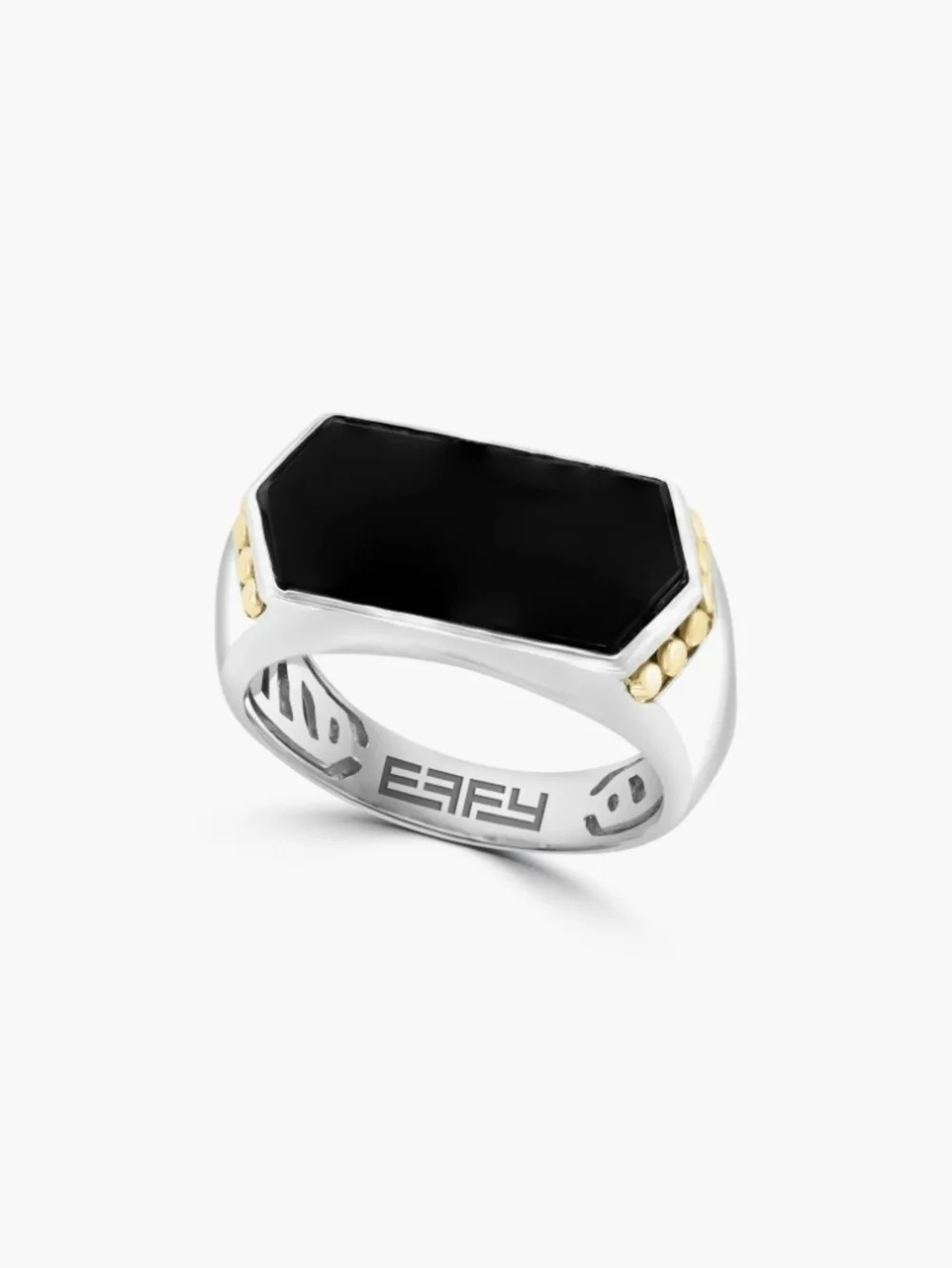 Smooth Onyx Ring